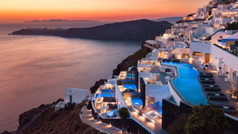 Spectacular Views at Grace Santorini Greece 1