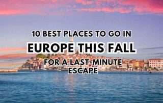 Best places to visit in Europe this fall